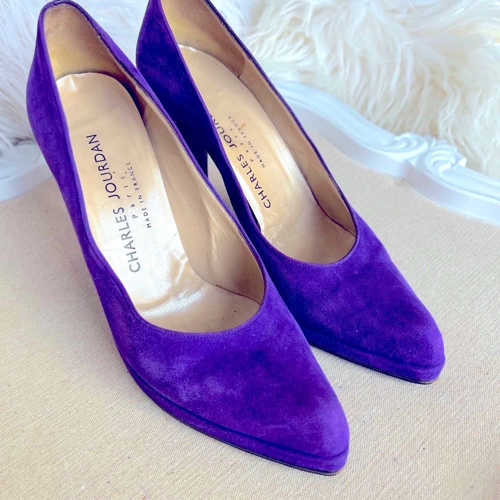 French Purple Heels - image 2